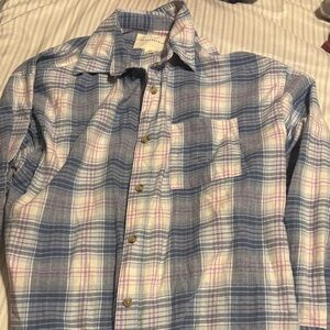 Aeropostale Multicolor Plaid Button-Down Shirt